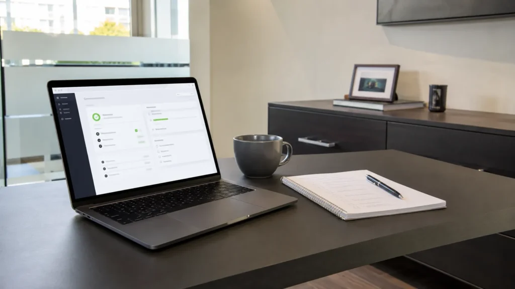 Website updates, backups, and maintenance being reviewed.
